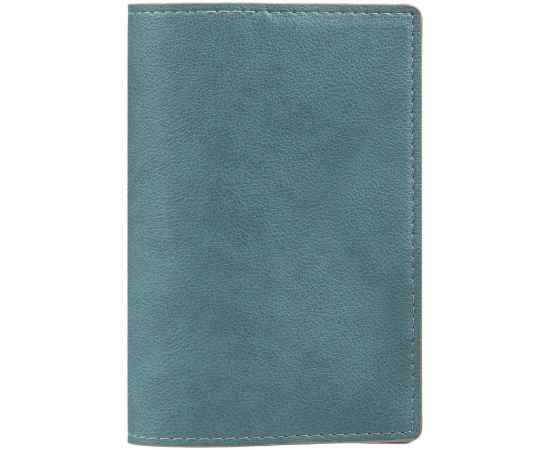 Обложка для паспорта Petrus, голубая, Цвет: голубой