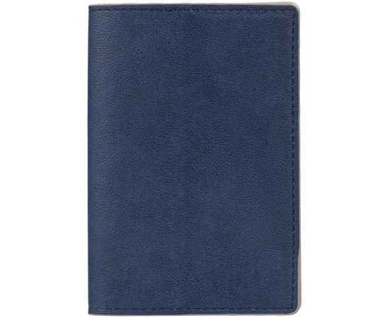 Обложка для паспорта Petrus, синяя, Цвет: синий