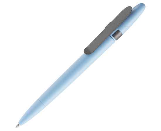 Ручка шариковая Prodir DS5 TSM Metal Clip, голубая с серым, Цвет: голубой, серый