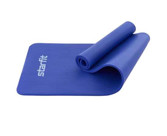 Коврик для йоги и фитнеса Intens, синий, Цвет: синий