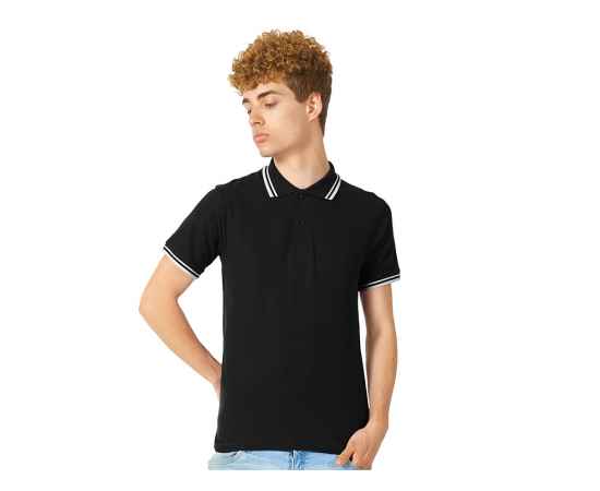 Рубашка поло Erie мужская, M, 3110099M, Цвет: черный, Размер: M