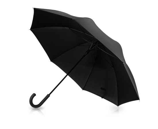 Зонт-трость Lunker с большим куполом (d120 см), 908107, Цвет: черный