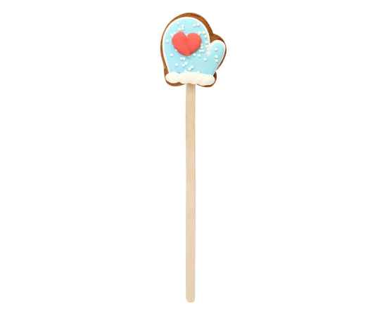Печенье на палочке Варежка, 145755, Цвет: голубой,красный