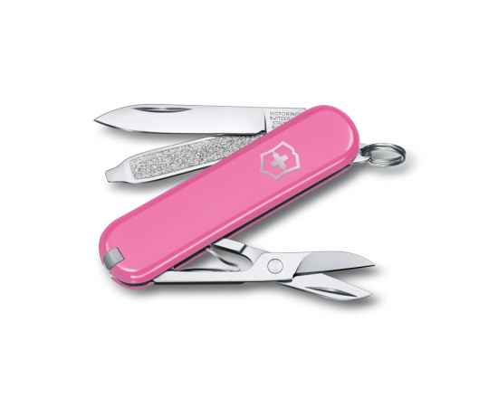 Нож-брелок Classic SD Colors Cherry Blossom, 58 мм, 7 функций, 601174, Цвет: розовый