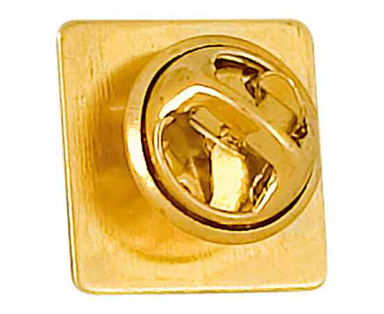 Значок с акриловой вставкой, 1,5х1,5 см (золото), изображение 2