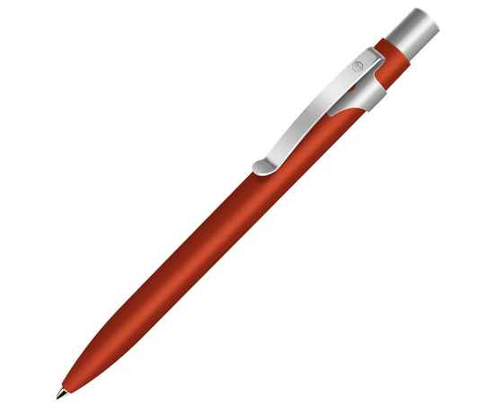 ALPHA, ручка шариковая, красный/хром, металл, Цвет: красный, серебристый