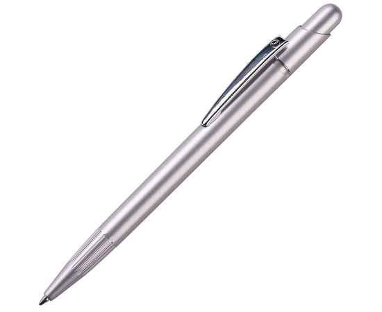 MIR, ручка шариковая с серебристым клипом, серебристый, пластик/металл, Цвет: серебристый