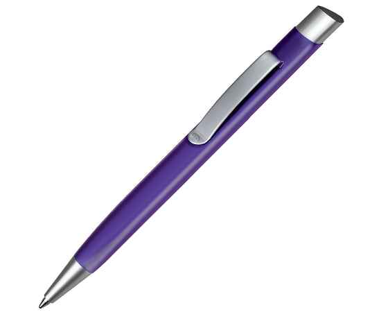 TRIANGULAR, ручка шариковая, фиолетовый/серебристый, металл, Цвет: фиолетовый, серебристый