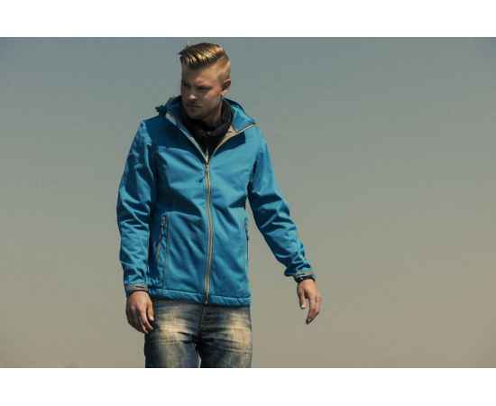 Куртка софтшелл мужская Skyrunning, синяя, размер S, Цвет: синий, Размер: S, изображение 2
