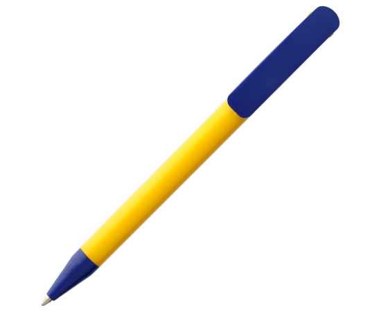 Ручка шариковая Prodir DS3 TPP Special, желтая с синим, уценка, Цвет: синий, Размер: 13, изображение 3