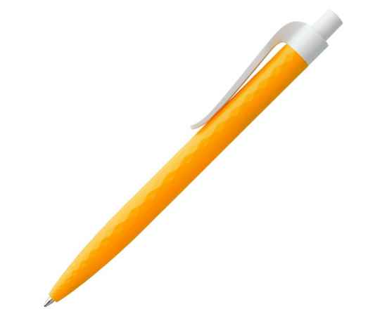 Ручка шариковая Prodir QS01 PMP-P, оранжевая с белым, уценка, Цвет: оранжевый, Размер: 14х1 см, изображение 2
