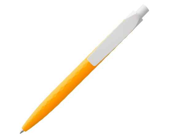 Ручка шариковая Prodir QS01 PMP-P, оранжевая с белым, уценка, Цвет: оранжевый, Размер: 14х1 см, изображение 3