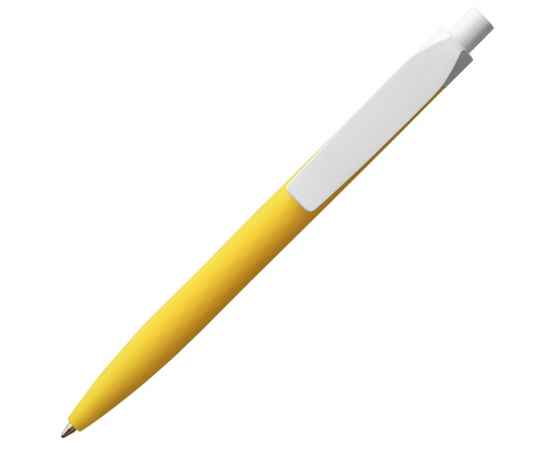 Ручка шариковая Prodir QS01 PMP-P, желтая с белым, уценка, Цвет: желтый, Размер: 14х1 см, изображение 4