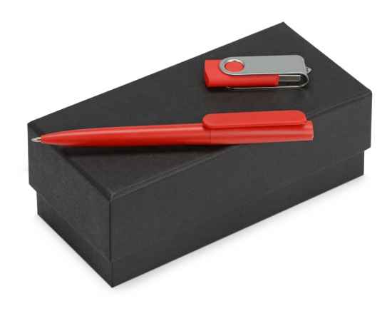 Подарочный набор Qumbo с ручкой и флешкой, 8Gb, 700303.01, Цвет: красный, Размер: 8Gb