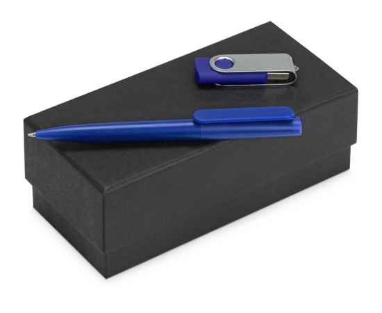 Подарочный набор Qumbo с ручкой и флешкой, 8Gb, 700303.02, Цвет: синий, Размер: 8Gb