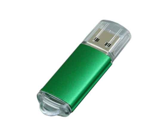 USB 2.0- флешка на 16 Гб с прозрачным колпачком, 16Gb, 6018.16.03, Цвет: зеленый, Размер: 16Gb
