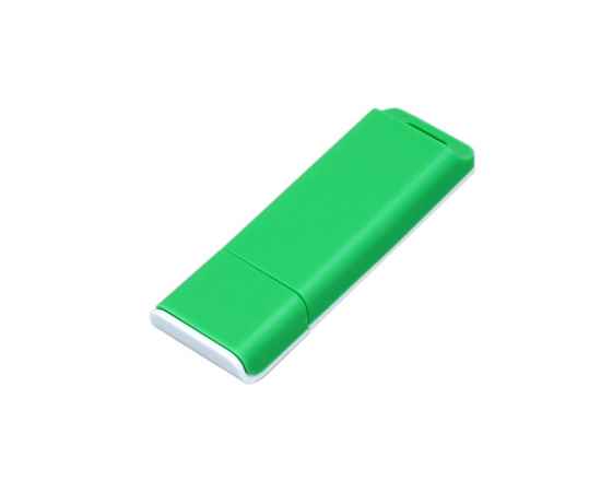 USB 2.0- флешка на 16 Гб с оригинальным двухцветным корпусом, 16Gb, 6013.16.03, Цвет: зеленый,белый, Размер: 16Gb
