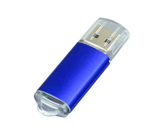 USB 2.0- флешка на 32 Гб с прозрачным колпачком, 32Gb, 6018.32.02, Цвет: синий, Размер: 32Gb