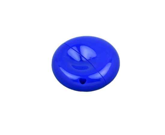 USB 2.0- флешка промо на 16 Гб круглой формы, 16Gb, 6021.16.02, Цвет: синий, Размер: 16Gb