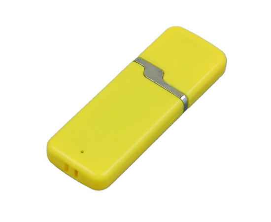 USB 2.0- флешка на 16 Гб с оригинальным колпачком, 16Gb, 6004.16.04, Цвет: желтый, Размер: 16Gb