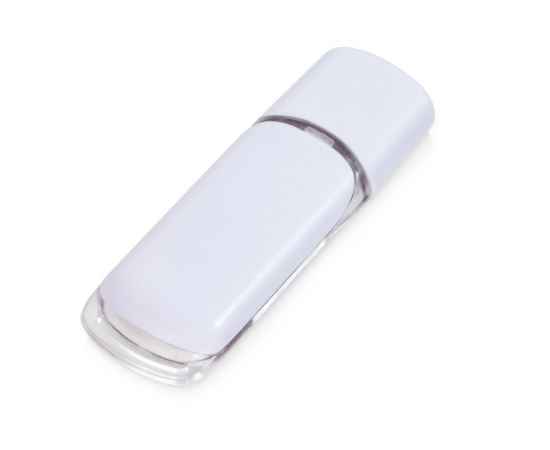 USB 2.0- флешка на 32 Гб с цветными вставками, 32Gb, 6003.32.06, Цвет: белый, Размер: 32Gb