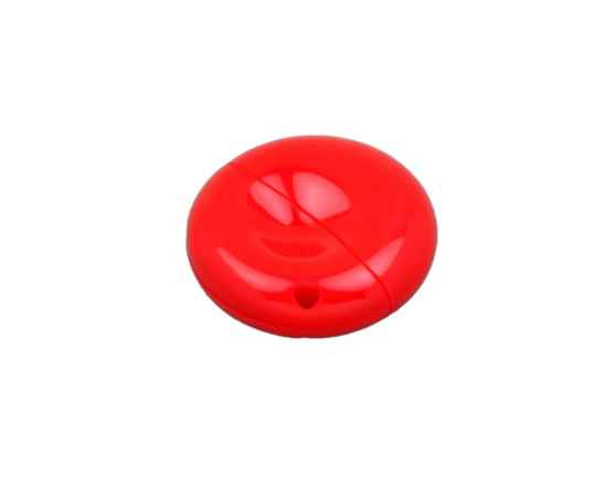 USB 2.0- флешка промо на 16 Гб круглой формы, 16Gb, 6021.16.01, Цвет: красный, Размер: 16Gb