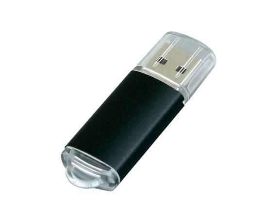 USB 2.0- флешка на 16 Гб с прозрачным колпачком, 16Gb, 6018.16.07, Цвет: черный, Размер: 16Gb