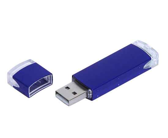USB 2.0- флешка промо на 16 Гб прямоугольной классической формы, 16Gb, 6014.16.02, Цвет: синий, Размер: 16Gb