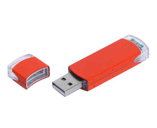 USB 2.0- флешка промо на 16 Гб прямоугольной классической формы, 16Gb, 6014.16.08, Цвет: оранжевый, Размер: 16Gb