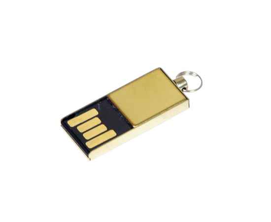USB 2.0- флешка мини на 16 Гб с мини чипом, 16Gb, 6009.16.05, Цвет: золотистый, Размер: 16Gb