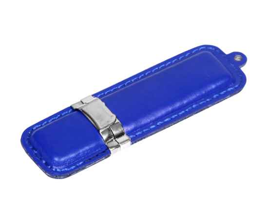 USB 2.0- флешка на 16 Гб классической прямоугольной формы, 16Gb, 6215.16.02, Цвет: синий,серебристый, Размер: 16Gb