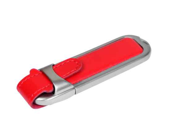 USB 2.0- флешка на 16 Гб с массивным классическим корпусом, 16Gb, 6212.16.01, Цвет: красный,серебристый, Размер: 16Gb