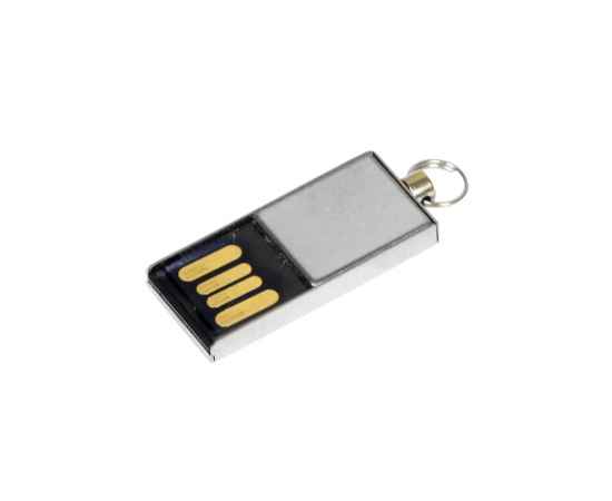 USB 2.0- флешка мини на 16 Гб с мини чипом, 16Gb, 6009.16.00, Цвет: серебристый, Размер: 16Gb