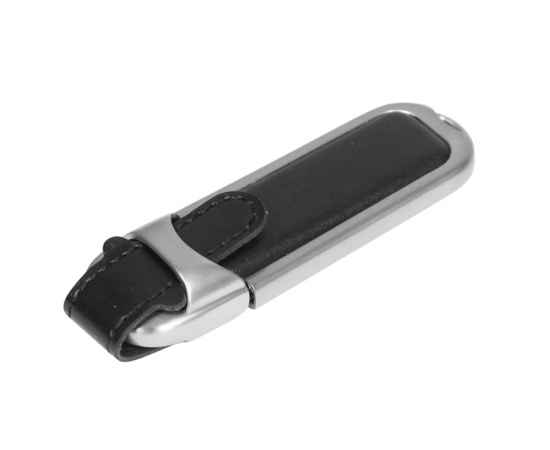 USB 2.0- флешка на 16 Гб с массивным классическим корпусом, 16Gb, 6212.16.07, Цвет: черный,серебристый, Размер: 16Gb