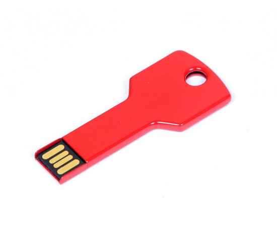 USB 2.0- флешка на 32 Гб в виде ключа, 32Gb, 6006.32.01, Цвет: красный, Размер: 32Gb