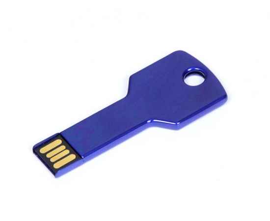 USB 2.0- флешка на 16 Гб в виде ключа, 16Gb, 6006.16.02, Цвет: синий, Размер: 16Gb