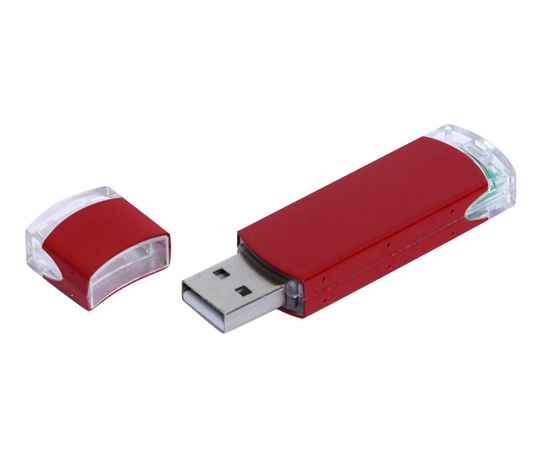USB 2.0- флешка промо на 16 Гб прямоугольной классической формы, 16Gb, 6014.16.01, Цвет: красный, Размер: 16Gb