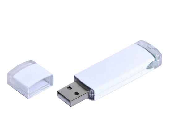USB 2.0- флешка промо на 16 Гб прямоугольной классической формы, 16Gb, 6014.16.06, Цвет: белый, Размер: 16Gb
