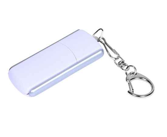 USB 2.0- флешка промо на 16 Гб с прямоугольной формы с выдвижным механизмом, 16Gb, 6040.16.06, Цвет: белый,серебристый, Размер: 16Gb