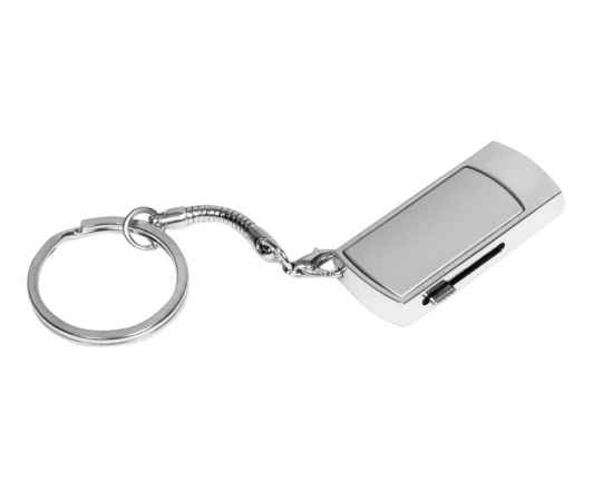 USB 2.0- флешка на 16 Гб с выдвижным механизмом и мини чипом, 16Gb, 6401.16.00, Цвет: серебристый, Размер: 16Gb