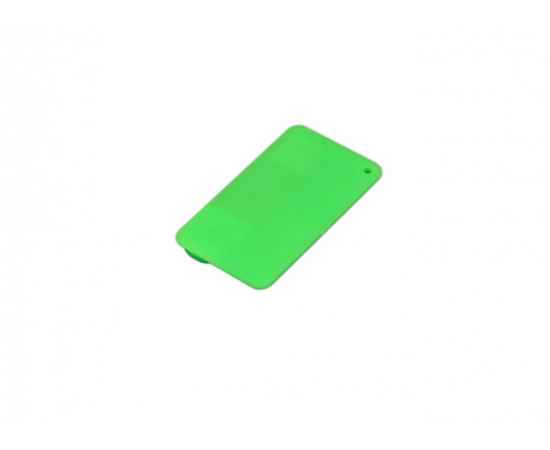 USB 2.0- флешка на 8 Гб в виде пластиковой карточки, 8Gb, 6587.8.03, Цвет: зеленый, Размер: 8Gb