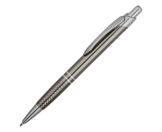 Ручка металлическая шариковая Кварц, 11345.08, Цвет: темно-серый