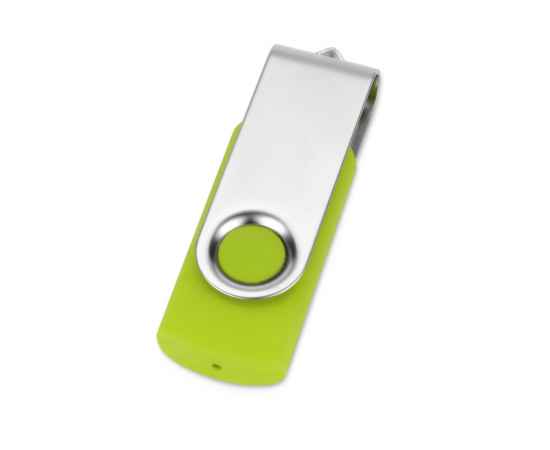 USB-флешка на 16 Гб Квебек, 16Gb, 6211.13.16, Цвет: зеленое яблоко, Интерфейс: USB 2.0, Объем памяти: 16 Gb, Размер: 16Gb