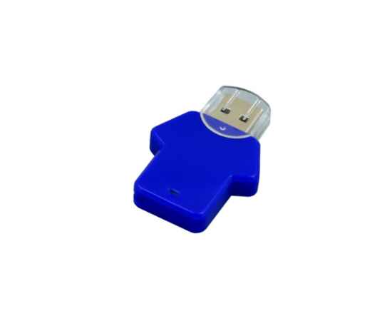 USB 2.0- флешка на 16 Гб в виде футболки, 16Gb, 6005.16.02, Цвет: синий, Интерфейс: USB 2.0, Объем памяти: 16 Gb, Размер: 16Gb