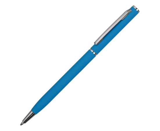 Ручка металлическая шариковая Атриум софт-тач, 18312.22, Цвет: голубой