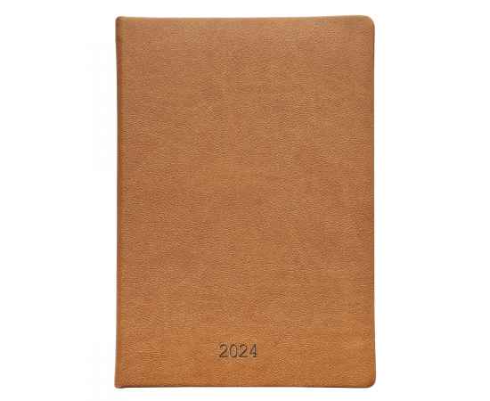 Ежедневник датированный 2024, коричневый Vienna , Цвет: коричневый