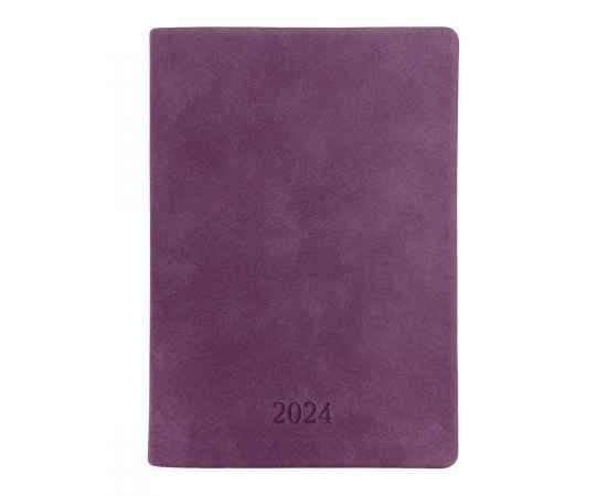 Ежедневник датированный 2024, фиолетовый Soft 