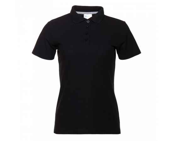 Рубашка поло женская STAN хлопок/полиэстер 185, 104W, Чёрный (20) (42/XS), Цвет: Чёрный, Размер: 42/XS