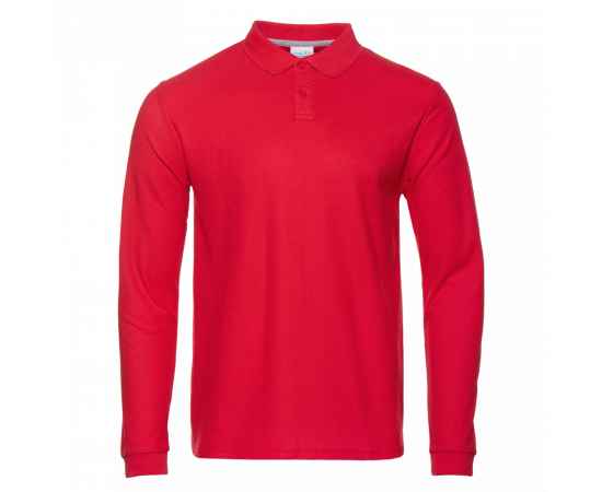 Рубашка поло унисекс STAN длинный рукав хлопок 185, 104LS, Красный (14) (44/XS), Цвет: красный, Размер: 44/XS