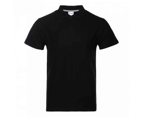 Рубашка поло мужская STAN хлопок/полиэстер 185, 104, Чёрный (20) (44/XS), Цвет: Чёрный, Размер: 44/XS
